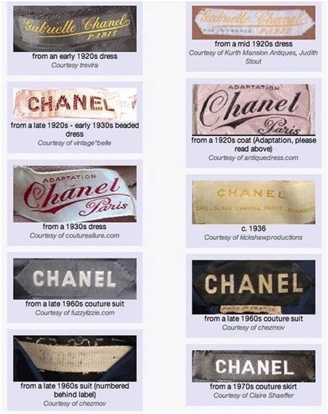 chanel clothing label|chanel labels for women.